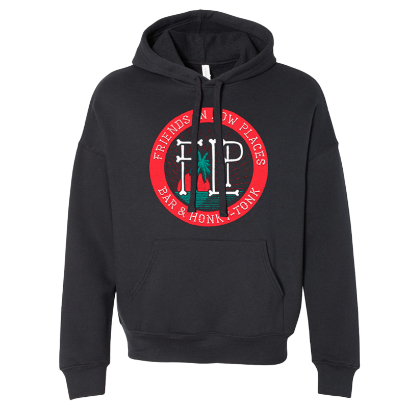 FILP Black Colored Logo Hoodie